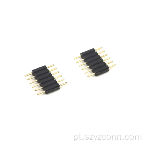 Cabeçalho de pino de 2,0 mm reto 6p
